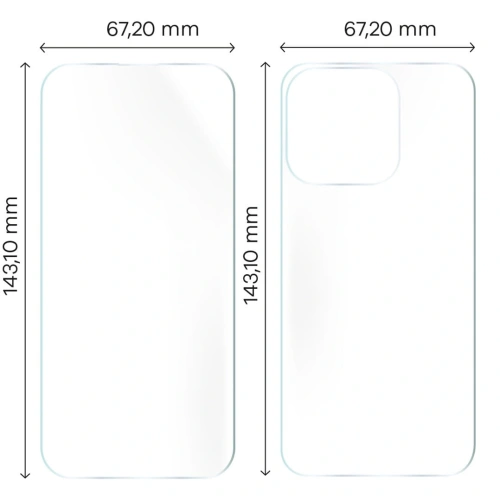 Kup Folia hydrożelowa na tył i przód Bizon Glass Hydrogel Pack do Apple iPhone 15 Pro - BIZ3597 - {ean13} - Sklep Home Screen