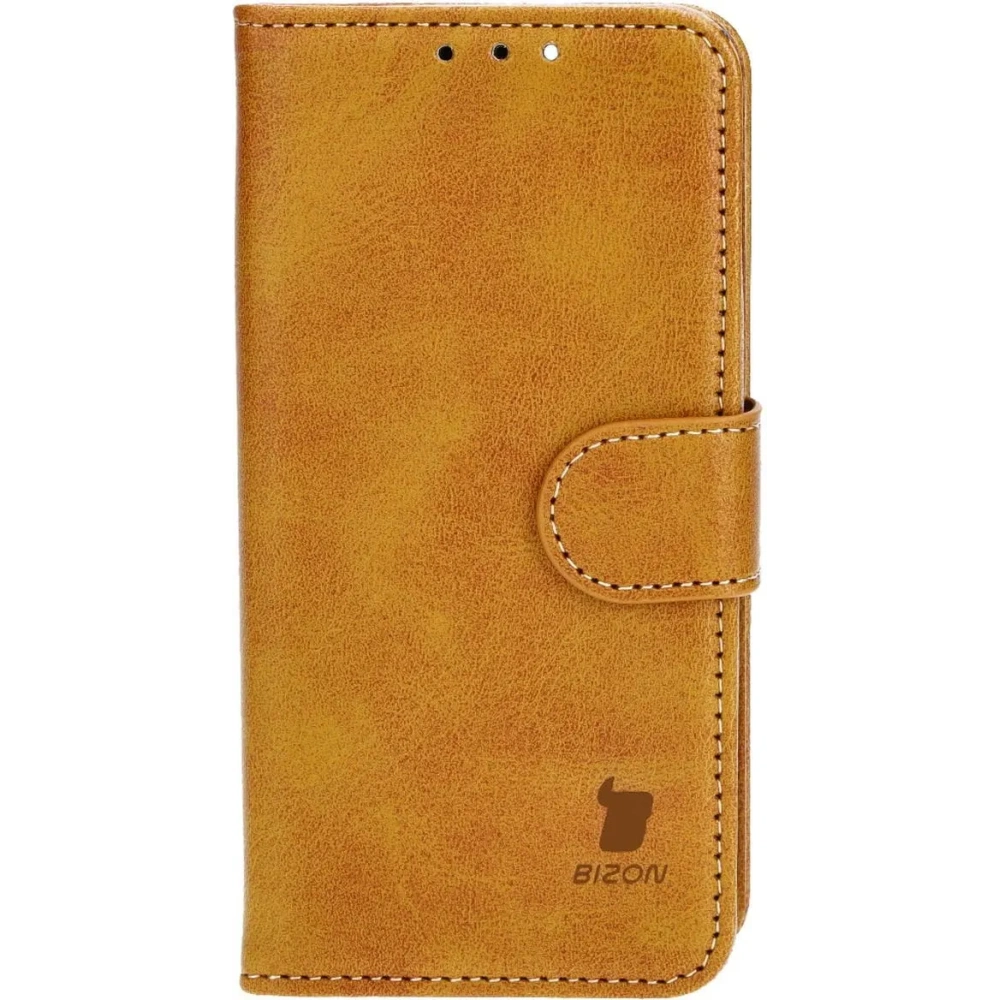 Etui z klapką Bizon Case Pocket do Apple iPhone 13 Mini brązowe