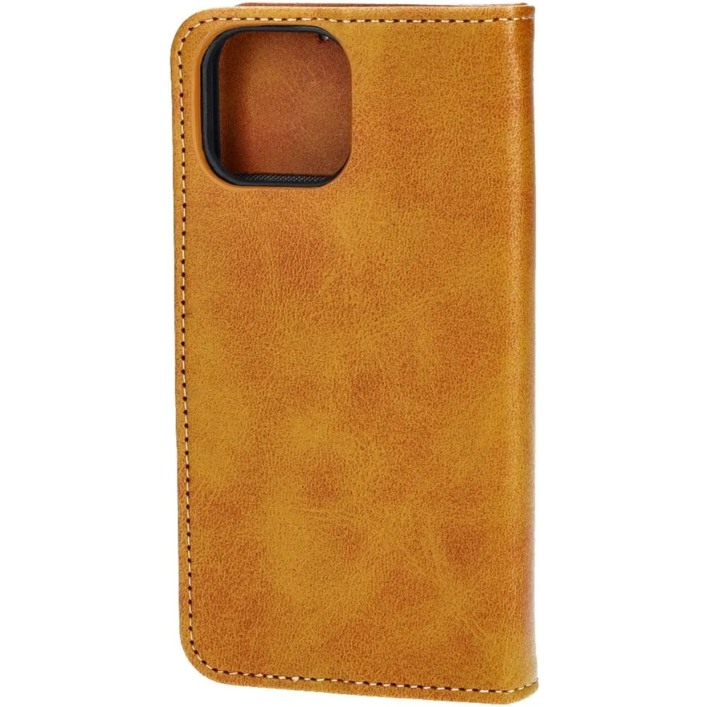 Etui z klapką Bizon Case Pocket do Apple iPhone 13 Mini brązowe