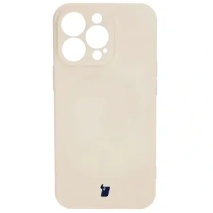 Kup Etui silikonowe z pierścieniem magnetycznym Bizon Case Silicone Magnetic do Apple iPhone 13 Pro beżowe - BIZ3599 - {ean13} - Sklep Home Screen