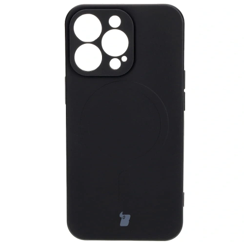 Kup Silikonový kryt s magnetickým kroužkem Bizon Case Silicone Magnetic pro Apple iPhone 13 Pro černý - BIZ3600 - {ean13} - Sklep Home Screen