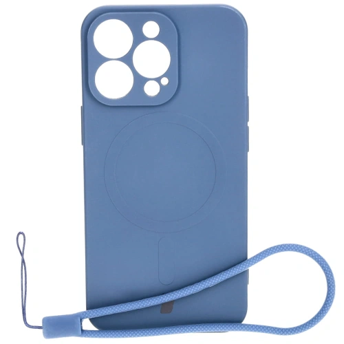 Kup Etui silikonové s magnetickým kroužkem Bizon Case Silicone Magnetic pro Apple iPhone 13 Pro tmavě modré - BIZ3601 - {ean13} - Sklep Home Screen