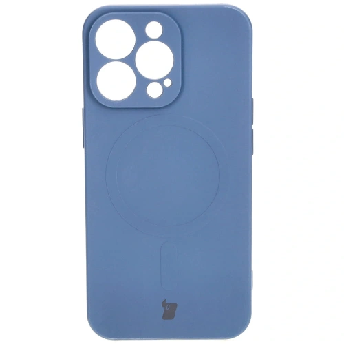 Kup Etui silikonové s magnetickým kroužkem Bizon Case Silicone Magnetic pro Apple iPhone 13 Pro tmavě modré - BIZ3601 - {ean13} - Sklep Home Screen