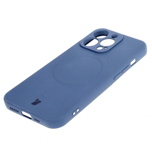 Kup Etui silikonové s magnetickým kroužkem Bizon Case Silicone Magnetic pro Apple iPhone 13 Pro tmavě modré - BIZ3601 - {ean13} - Sklep Home Screen