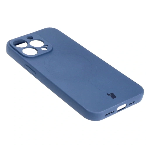 Kup Etui silikonové s magnetickým kroužkem Bizon Case Silicone Magnetic pro Apple iPhone 13 Pro tmavě modré - BIZ3601 - {ean13} - Sklep Home Screen