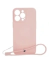 Bizon Case Silicone Magnetic Apple iPhone 13 Pro light pink