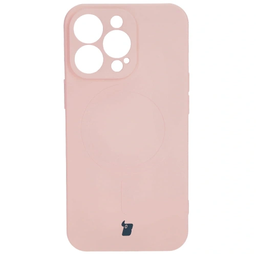 Kup Etui silikonowe z pierścieniem magnetycznym Bizon Case Silicone Magnetic do Apple iPhone 13 Pro jasnoróżowe - BIZ3602 - {ean13} - Sklep Home Screen