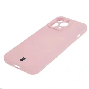 Kup Etui silikonowe z pierścieniem magnetycznym Bizon Case Silicone Magnetic do Apple iPhone 13 Pro jasnoróżowe - BIZ3602 - {ean13} - Sklep Home Screen