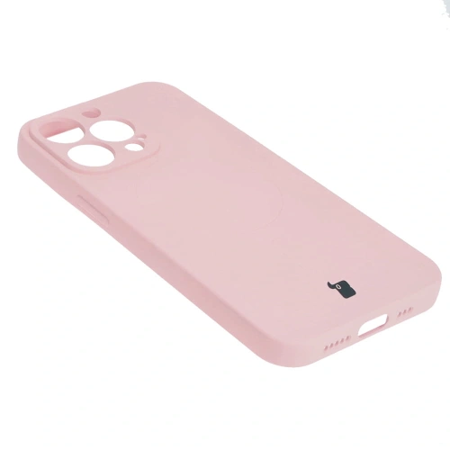 Kup Etui silikonowe z pierścieniem magnetycznym Bizon Case Silicone Magnetic do Apple iPhone 13 Pro jasnoróżowe - BIZ3602 - {ean13} - Sklep Home Screen
