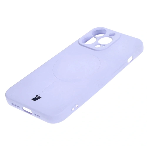 Kup Etui silikonowe z pierścieniem magnetycznym Bizon Case Silicone Magnetic do Apple iPhone 13 Pro jasnofioletowe - BIZ3603 - {ean13} - Sklep Home Screen