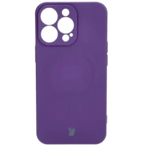 Kup Etui silikonowe z pierścieniem magnetycznym Bizon Case Silicone Magnetic do Apple iPhone 13 Pro śliwkowe - BIZ3604 - {ean13} - Sklep Home Screen