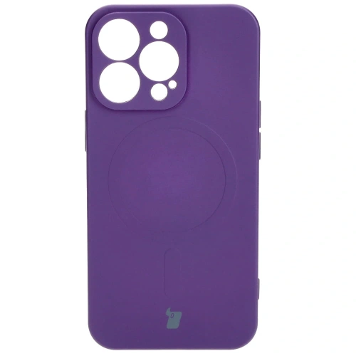 Kup Etui silikonowe z pierścieniem magnetycznym Bizon Case Silicone Magnetic do Apple iPhone 13 Pro śliwkowe - BIZ3604 - {ean13} - Sklep Home Screen