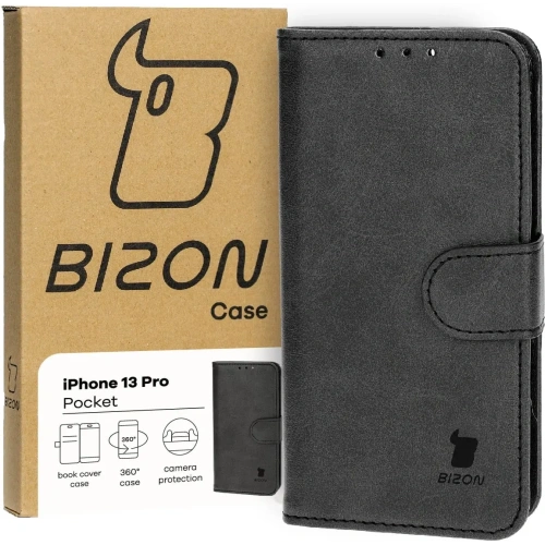 Kup Etui z klapką Bizon Case Pocket do Apple iPhone 13 Pro černé - BIZ3605 - {ean13} - Sklep Home Screen