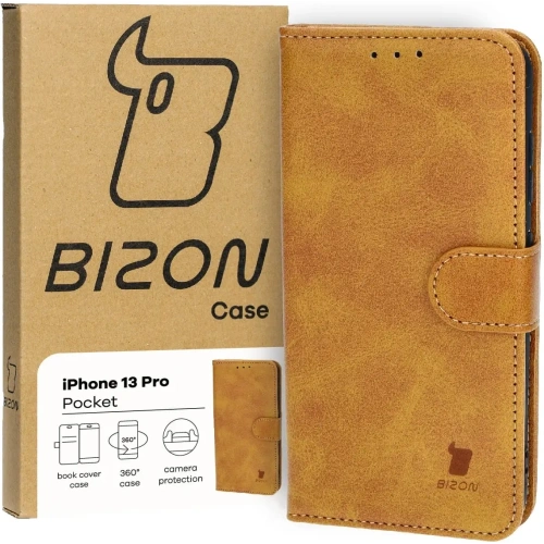 Buy Bizon Case Pocket Apple iPhone 13 Pro brown - BIZ3606 - {ean13} - Home Screen Store Europe