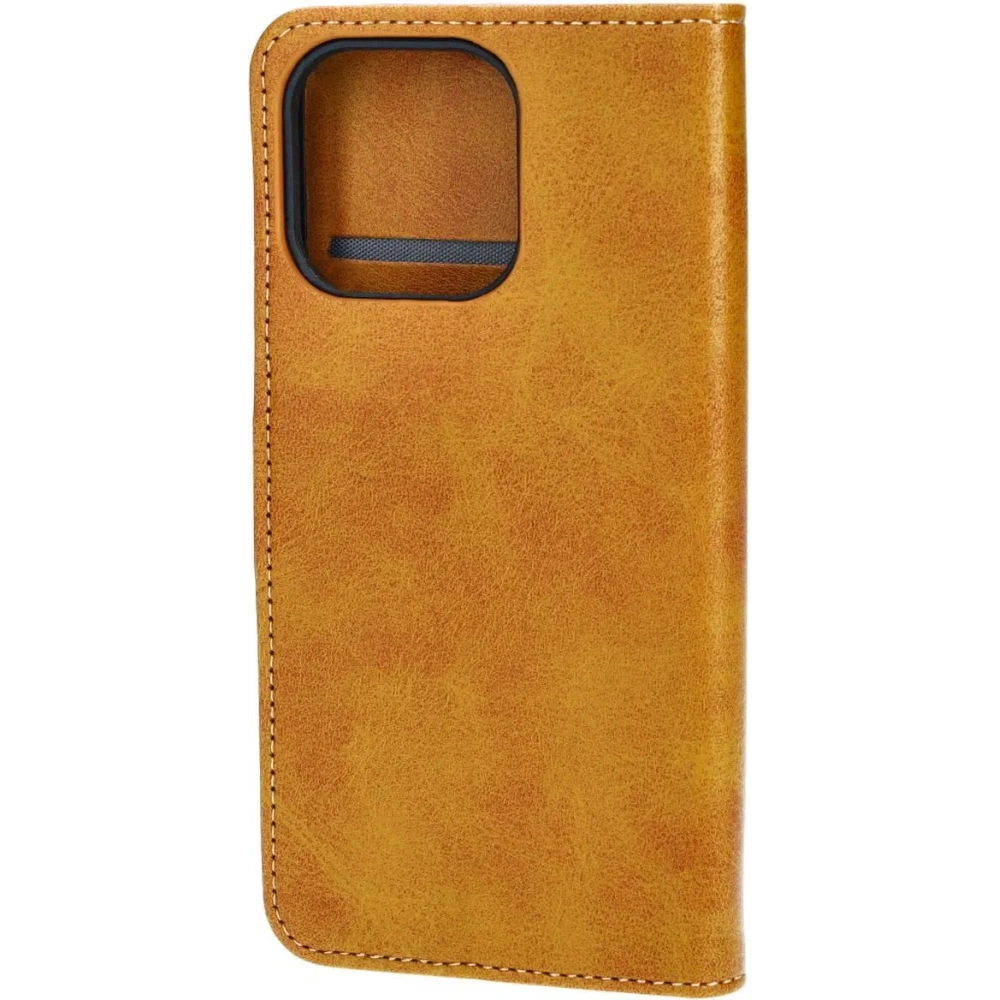 Etui z klapką Bizon Case Pocket do Apple iPhone 13 Pro brązowe