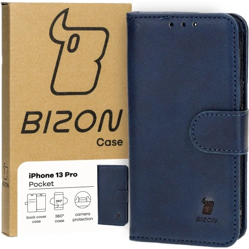 Kup Etui z klapką Bizon Case Pocket do Apple iPhone 13 Pro tmavě modré - BIZ3607 - {ean13} - Sklep Home Screen