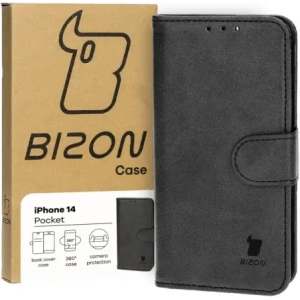 Kup Etui z klapką Bizon Case Pocket do Apple iPhone 14 czarne - BIZ3609 - {ean13} - Sklep Home Screen