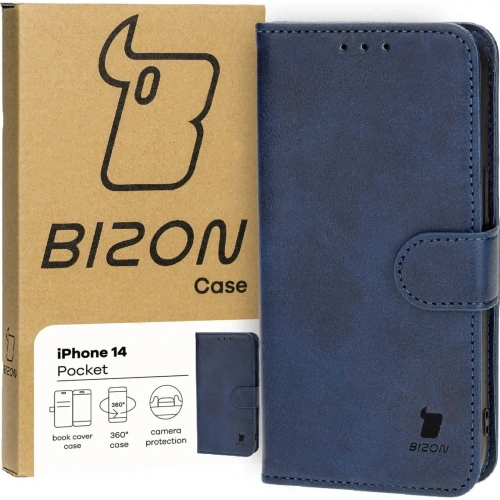 Kup Etui z klapką Bizon Case Pocket do Apple iPhone 14 tmavě modré - BIZ3610 - {ean13} - Sklep Home Screen