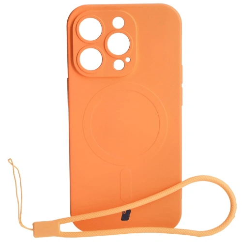Kup Etui silikonové s magnetickým kroužkem Bizon Case Silicone Magnetic pro Apple iPhone 14 Pro mrkvové - BIZ3615 - {ean13} - Sklep Home Screen