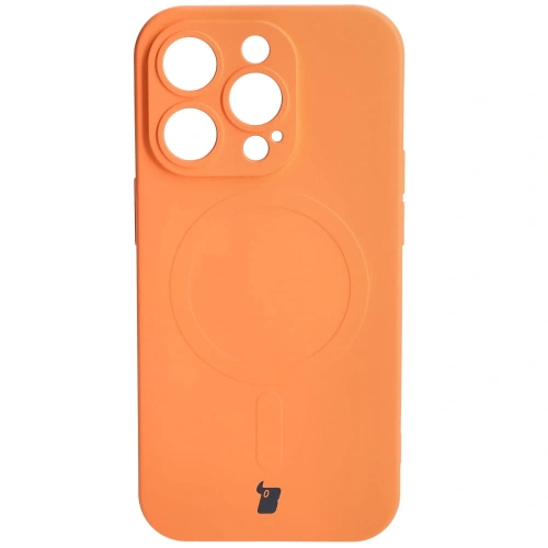 Kup Etui silikonové s magnetickým kroužkem Bizon Case Silicone Magnetic pro Apple iPhone 14 Pro mrkvové - BIZ3615 - {ean13} - Sklep Home Screen
