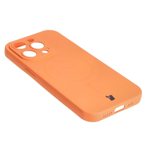 Kup Etui silikonové s magnetickým kroužkem Bizon Case Silicone Magnetic pro Apple iPhone 14 Pro mrkvové - BIZ3615 - {ean13} - Sklep Home Screen