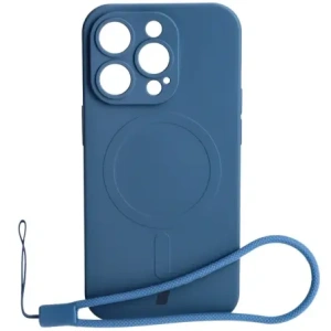Kup Caz de silicon Bizon Magnetic Apple iPhone 14 Pro albastru închis - BIZ3616 - {ean13} - Sklep Home Screen