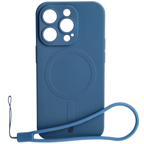 Kup Silikonové pouzdro s magnetickým kroužkem Bizon Case Silicone Magnetic pro Apple iPhone 14 Pro tmavě modré - BIZ3616 - {ean13} - Sklep Home Screen