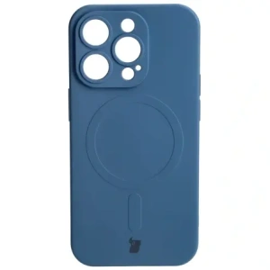 Kup Etui silikonowe z pierścieniem magnetycznym Bizon Case Silicone Magnetic do Apple iPhone 14 Pro granatowe - BIZ3616 - {ean13} - Sklep Home Screen