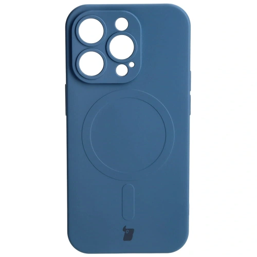Kup Silikonové pouzdro s magnetickým kroužkem Bizon Case Silicone Magnetic pro Apple iPhone 14 Pro tmavě modré - BIZ3616 - {ean13} - Sklep Home Screen