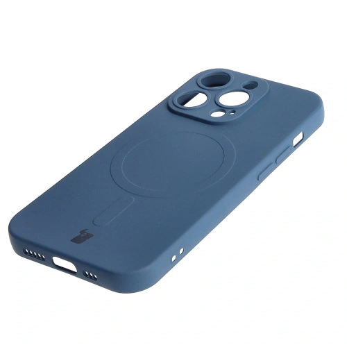 Kup Silikonové pouzdro s magnetickým kroužkem Bizon Case Silicone Magnetic pro Apple iPhone 14 Pro tmavě modré - BIZ3616 - {ean13} - Sklep Home Screen