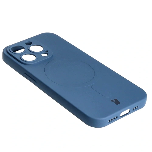 Kup Silikonové pouzdro s magnetickým kroužkem Bizon Case Silicone Magnetic pro Apple iPhone 14 Pro tmavě modré - BIZ3616 - {ean13} - Sklep Home Screen
