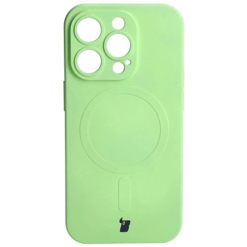 Kup Etui silikonové s magnetickým kroužkem Bizon Case Silicone Magnetic pro Apple iPhone 14 Pro jasně zelené - BIZ3618 - {ean13} - Sklep Home Screen