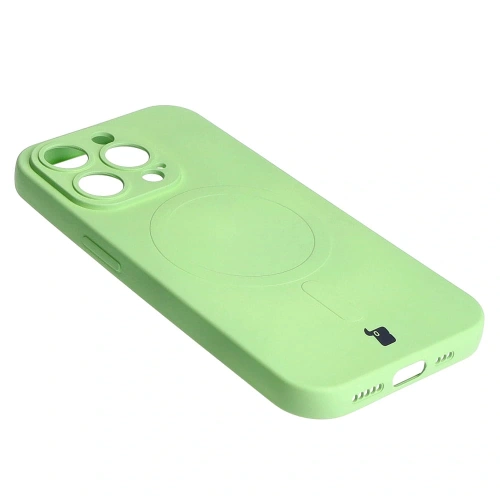 Kup Etui silikonové s magnetickým kroužkem Bizon Case Silicone Magnetic pro Apple iPhone 14 Pro jasně zelené - BIZ3618 - {ean13} - Sklep Home Screen