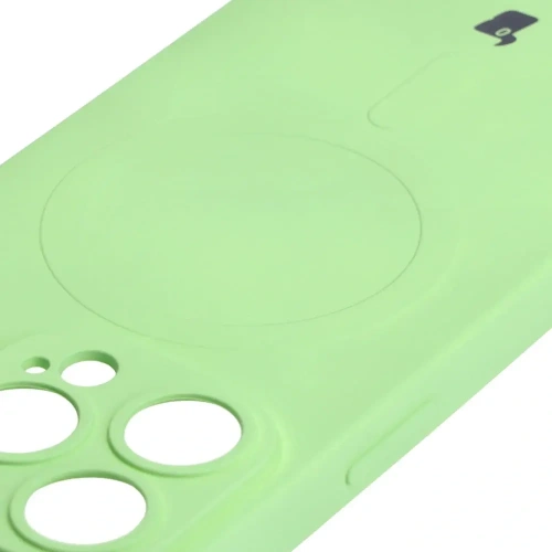 Kup Etui silikonové s magnetickým kroužkem Bizon Case Silicone Magnetic pro Apple iPhone 14 Pro jasně zelené - BIZ3618 - {ean13} - Sklep Home Screen