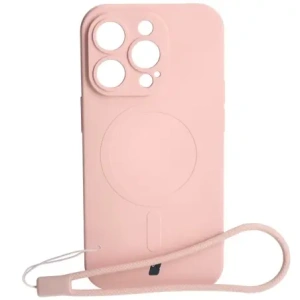 Kup Etui silikonowe z pierścieniem magnetycznym Bizon Case Silicone Magnetic do Apple iPhone 14 Pro jasnoróżowe - BIZ3619 - {ean13} - Sklep Home Screen