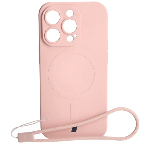 Kup Silikonové pouzdro s magnetickým kroužkem Bizon Case Silicone Magnetic pro Apple iPhone 14 Pro světle růžové - BIZ3619 - {ean13} - Sklep Home Screen