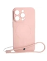 Kup Silikonové pouzdro s magnetickým kroužkem Bizon Case Silicone Magnetic pro Apple iPhone 14 Pro světle růžové - BIZ3619 - {ean13} - Sklep Home Screen