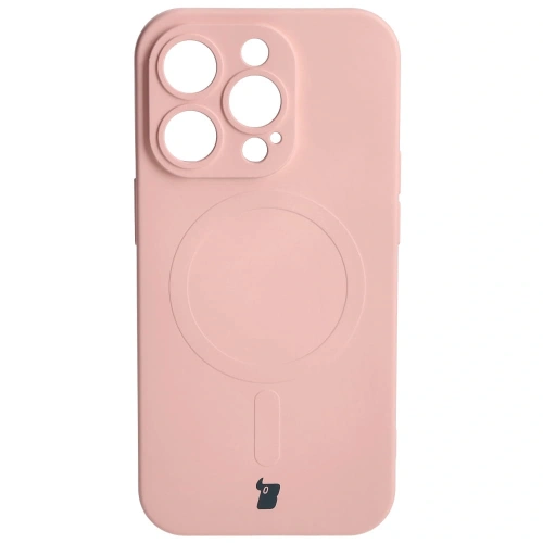 Kup Silikonové pouzdro s magnetickým kroužkem Bizon Case Silicone Magnetic pro Apple iPhone 14 Pro světle růžové - BIZ3619 - {ean13} - Sklep Home Screen
