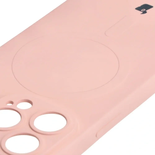 Kup Silikonové pouzdro s magnetickým kroužkem Bizon Case Silicone Magnetic pro Apple iPhone 14 Pro světle růžové - BIZ3619 - {ean13} - Sklep Home Screen