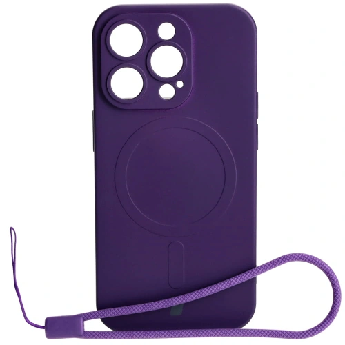 Kup Etui silikonové s magnetickým kroužkem Bizon Case Silicone Magnetic pro Apple iPhone 14 Pro slivkové - BIZ3621 - {ean13} - Sklep Home Screen