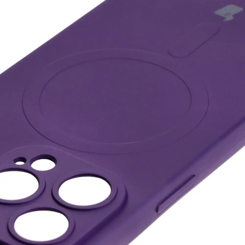 Kup Etui silikonové s magnetickým kroužkem Bizon Case Silicone Magnetic pro Apple iPhone 14 Pro slivkové - BIZ3621 - {ean13} - Sklep Home Screen
