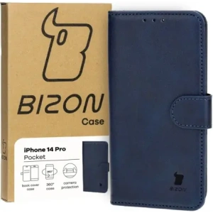 Kup Etui z klapką Bizon Case Pocket do Apple iPhone 14 Pro granatowe - BIZ3623 - {ean13} - Sklep Home Screen