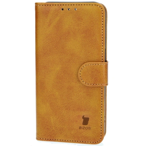 Kup Etui z klapką Bizon Case Pocket do Apple iPhone 15 Pro brązowe - BIZ3625 - {ean13} - Sklep Home Screen