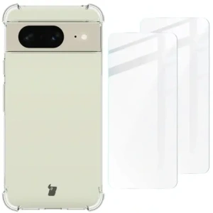 Kup Bizon Case Clear Pack carcasă + 2x sticlă de protecție Google Pixel 8 transparentă - BIZ3626 - {ean13} - Sklep Home Screen