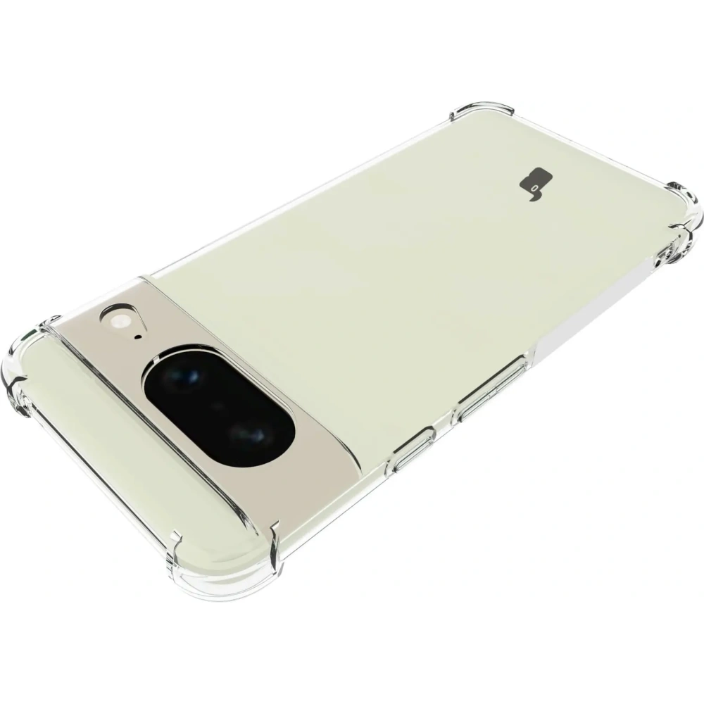 Etui + 2x szkło na ekran Bizon Case Clear Pack do Google Pixel 8 przezroczyste