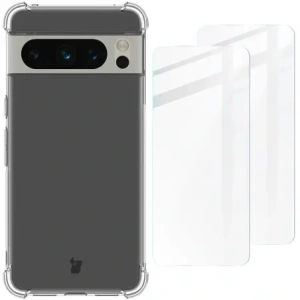Buy Bizon Case Clear Pack case + 2x screen glass Google Pixel 8 Pro clear - BIZ3627 - {ean13} - Home Screen Store Europe
