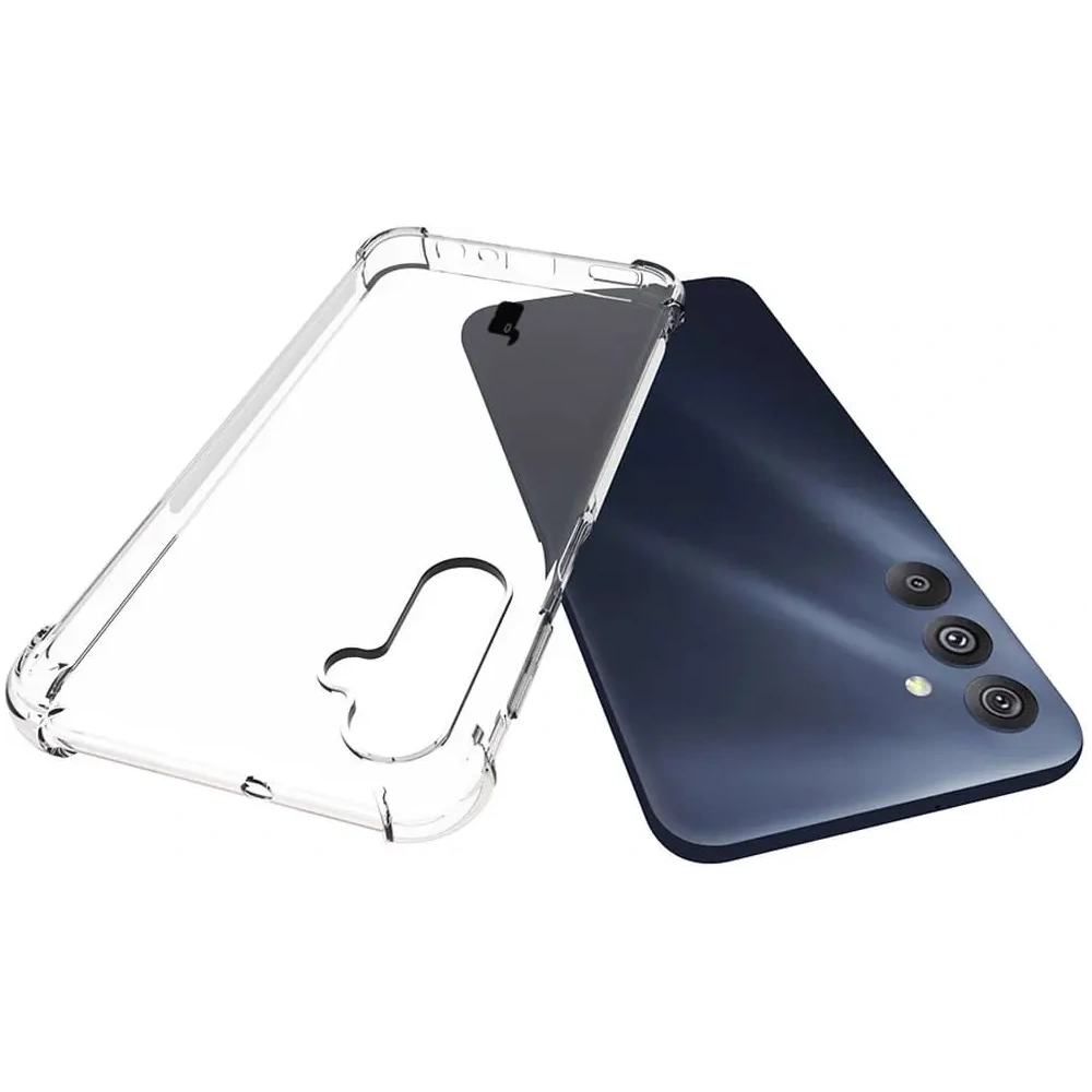 Etui + 2x szkło na ekran + obiektyw Bizon Case Clear Pack do Samsung Galaxy M34 5G przezroczyste