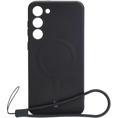 Kup Etui silikonowe z pierścieniem magnetycznym Bizon Case Silicone Magnetic do Samsung Galaxy S23 Plus czarne - BIZ3630 - {ean13} - Sklep Home Screen
