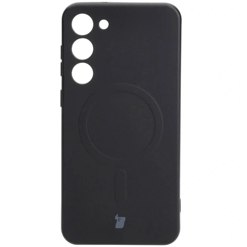 Kup Etui silikonowe z pierścieniem magnetycznym Bizon Case Silicone Magnetic do Samsung Galaxy S23 Plus czarne - BIZ3630 - {ean13} - Sklep Home Screen
