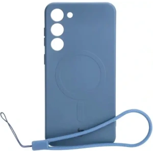 Bizon Case Silicone Magnetic Samsung Galaxy S23 Plus navy blue